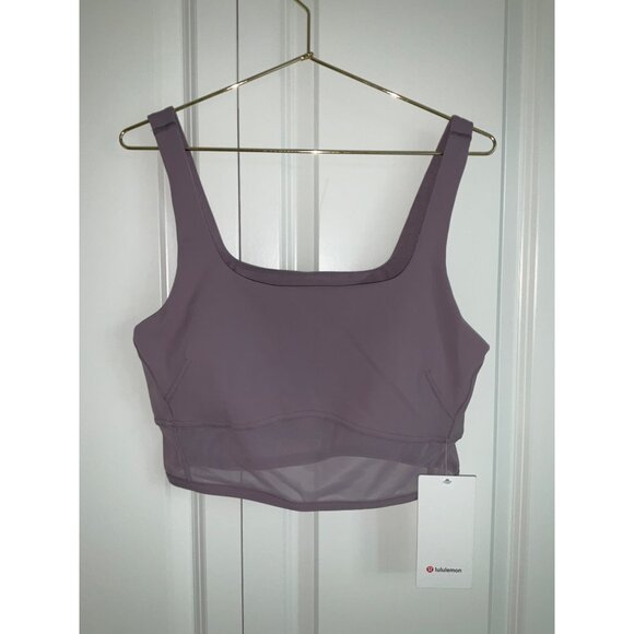 Lululemon Wunder Train Mesh Panel Tank Top Violet Verbena size 12 - Picture 1 of 5